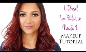 L'Oreal La Palette Nude 2 Drugstore Makeup Tutorial