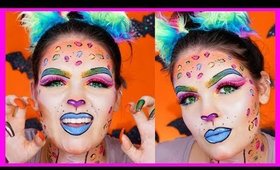 POP ART CHEETAH Lisa Frank Makeup