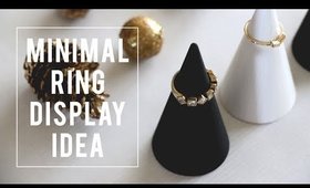 MINIMAL RING DISPLAY IDEA | cathydiep