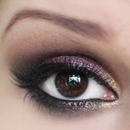 Purple and Gold Makeup