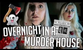 I STAYED OVERNIGHT IN A REAL HAUNTED HOUSE | 24 HOUR CHALLENGE
