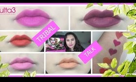 Ulta3 Tribal Talk Long Wear Lip Cream Lip Swatches & First Impressions