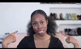 How To: Tutorial on Creating a SLEEK Ponytail on 4C Natural Hair