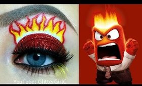 INSIDE OUT ANGER MAKEUP TUTORIAL