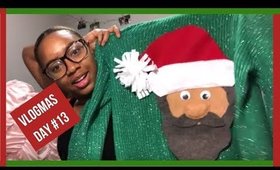 🎄Vlogmas Day 13 | Ugly Christmas Sweater! 🎄Tommie Marie