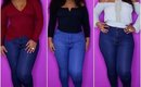 FashionNOVA  High Waist jeans  Mini TRY ON! - Queenii Rozenblad