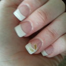 White Tipped Acrylic Nails
