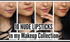 10 NUDE Brown Lipsticks/Liquid Lipsticks for Indian Skintone | Stacey Castanha