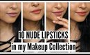 10 NUDE Brown Lipsticks/Liquid Lipsticks for Indian Skintone | Stacey Castanha