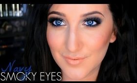 Makeup Tutorial | Navy Smoky Eye ft. IT Cosmetics Naturally Pretty Palette