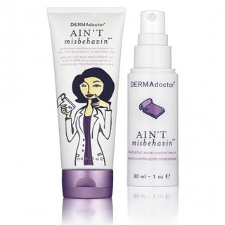 DermaDoctor Ain't Misbehavin' acne therapy duo