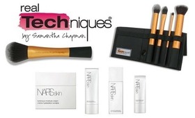 MAKEUP GIVE AWAY! REAL TECHNIQUES BRUSHES! NARS SKIN CARE! SUBSCRIBE TO WIN!