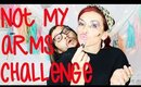 Not My Arms Makeup Challenge