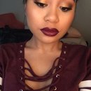 Bold Gold and Vamp Lips