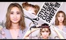 How To Cut & Style Side Swept Bangs | Korean/Kpop Inspired