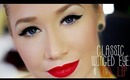 Classic Winged Eye & Red Lip Completed Look (Super Easy) + Extra Tips/Tricks