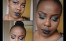 Makeup Tutorial| VAMPY Lips & Green Eyes