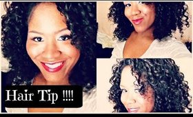 Hair Tip - How To Keep Your Hair Moisturized Between Wash Days