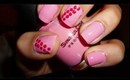 Diseño rosa para las uñas, muy fácil | Super easy pink nail design