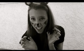 Kitty Kat Halloween Makeup! (or a mouse)