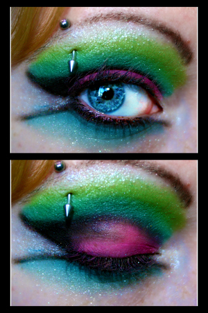 Makeup used was eye shadow from a palette called MANLY, purchased it from Ebay :)