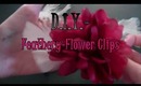 DIY: Feathery- Flower Hair Clips