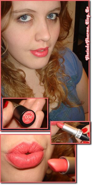 Revlon lipstick matte - Pink about it http://cheiadecharme.blog.br/batom-revlon-matte-in-the-red/