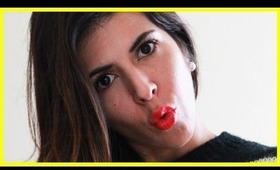 Maquillaje diario + LABIOS NEON! FACIL! ♥ Everyday makeup + NEON LIPS! por Laura Agudelo