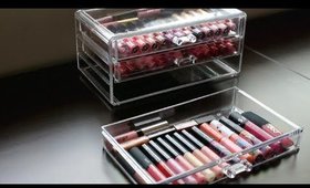 Makeup Collection: Lip Products Storage and Reorganization