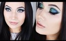 Blue & Green Smokey Eye Makeup Tutorial | Trying New Products