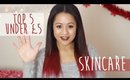 Top 5 Under £5 - Skincare | Siana