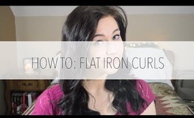 How To: Flat Iron Curls