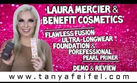 Benefit POREfessional PEARL Primer & Laura Mercier Flawless Fusion Foundation | Tanya Feifel