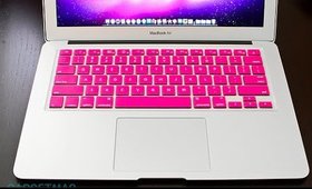 Pink Macbook Keyboard! Laptop Decoration