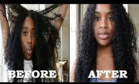How I Refresh My Curly Weave (Daily Routine)