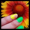 Starburst / Daisy inspired nail