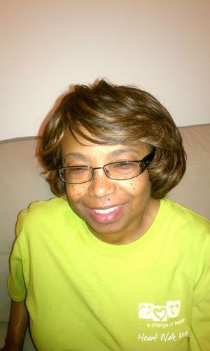 Full head weave I did for my mom