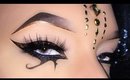 Bronze Egyptian Goddess Eyeliner, Arabic Inspired Makeup Tutorial - المكياج العربي