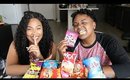 *ASMR* AMERICANS TRY PAKISTANI SNACKS FOR THE FIRST TIME