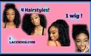 How To: Style Wig 4different ways! iLaceWigs