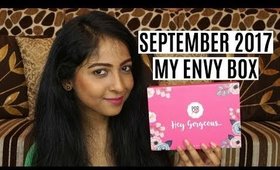 MY ENVY BOX SEPTEMBER 2017 | Unboxing and Review | POPXO Collaboration | Stacey Castanha