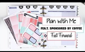 Plan With Me [Fast Forward] | feat. Sponsored by Coffee (Happy Planner)