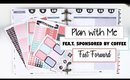 Plan With Me [Fast Forward] | feat. Sponsored by Coffee (Happy Planner)