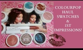 COLOUR POP TIE DYE SHADOWS|LIPPIE|LINER~SWATCHES