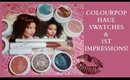 COLOUR POP TIE DYE SHADOWS|LIPPIE|LINER~SWATCHES