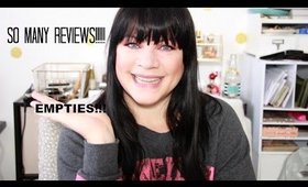 25 mini reviews!!!  | TALKING TRASH WITH MY EMPTIES!!