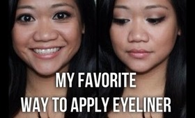 My Favorite Way To Apply Eyeliner: Eye Pencil With Angled Brush