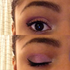 This look was done completely with my coastal scents 88 shimmer palette. Enjoy! (: 