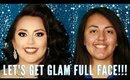 OMG IT'S A GLAM PROM MAKEOVER FULL FACE TUTORIAL STEP BY STEP | mathias4makeup
