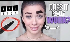 DOES IT REALLY WORK? TatBrow Microblading Eyebrow Pen | HelloThalita